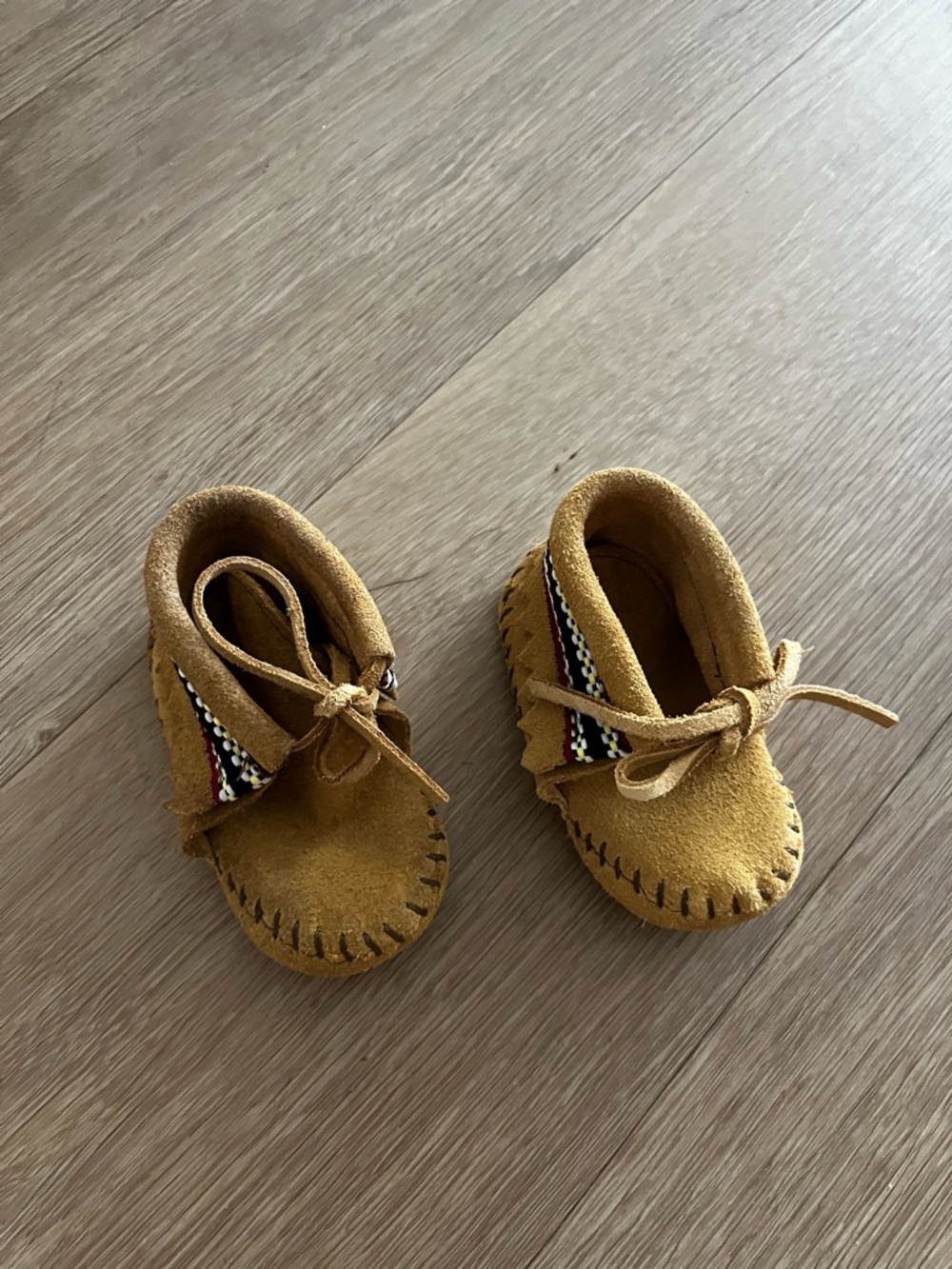 purchased from New Mexico tribe - support native Americans - artisan shoes
